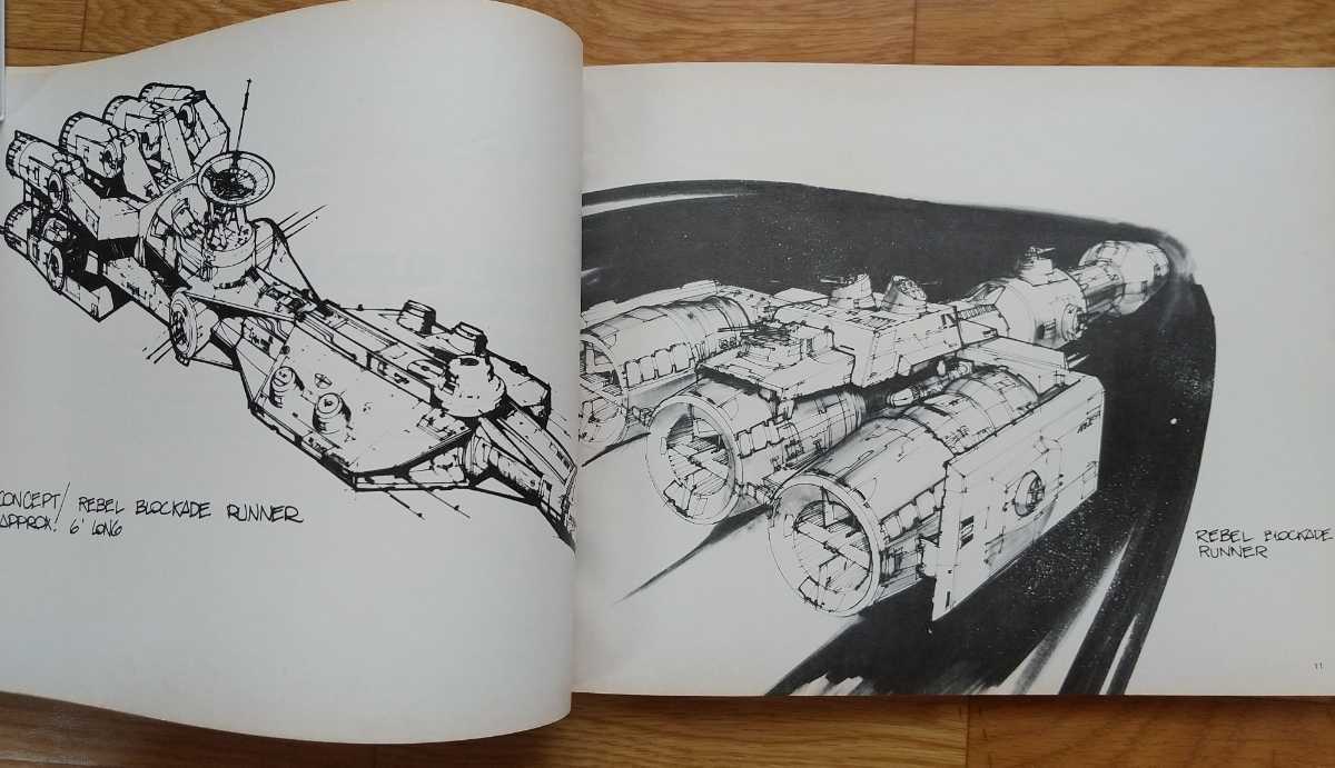 THE STAR WARS Sketchbook JOE JOHNSTON 1977年初版ジョージョンストン スターウォーズ 生頼範義 シドミード ドローイング集96ページ洋書