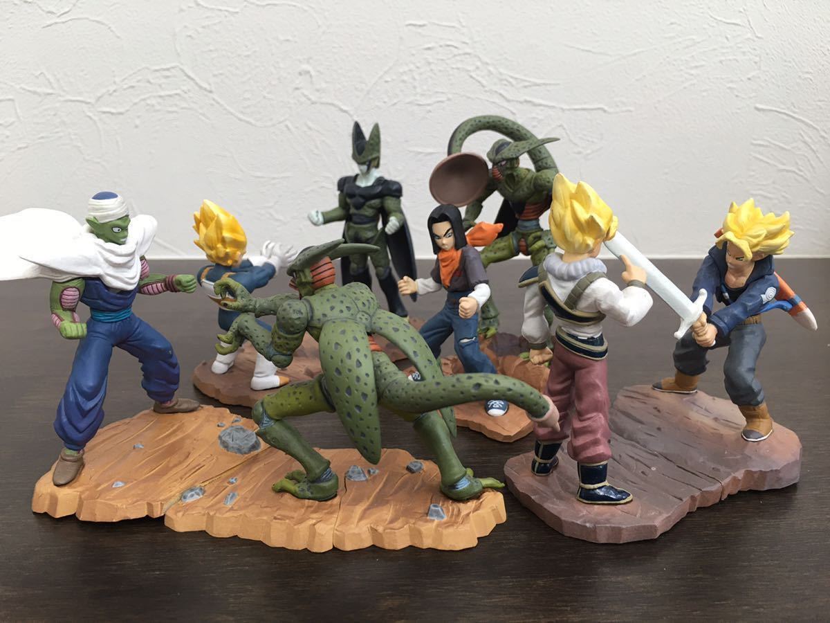 ドラゴンボール カプセル 戦慄の戦い!!セル編 フル彩色7種＋ボーナス1種 全8種セット フルコンプリート フィギュア ドラカプ天使悟空 ネオR 