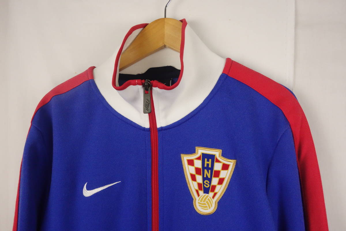 希少 NIKE ナイキ サッカー クロアチア代表 ジャージ トラック 希少 NIKE ナイキ サッカー クロアチア代表 ジャージ トラック