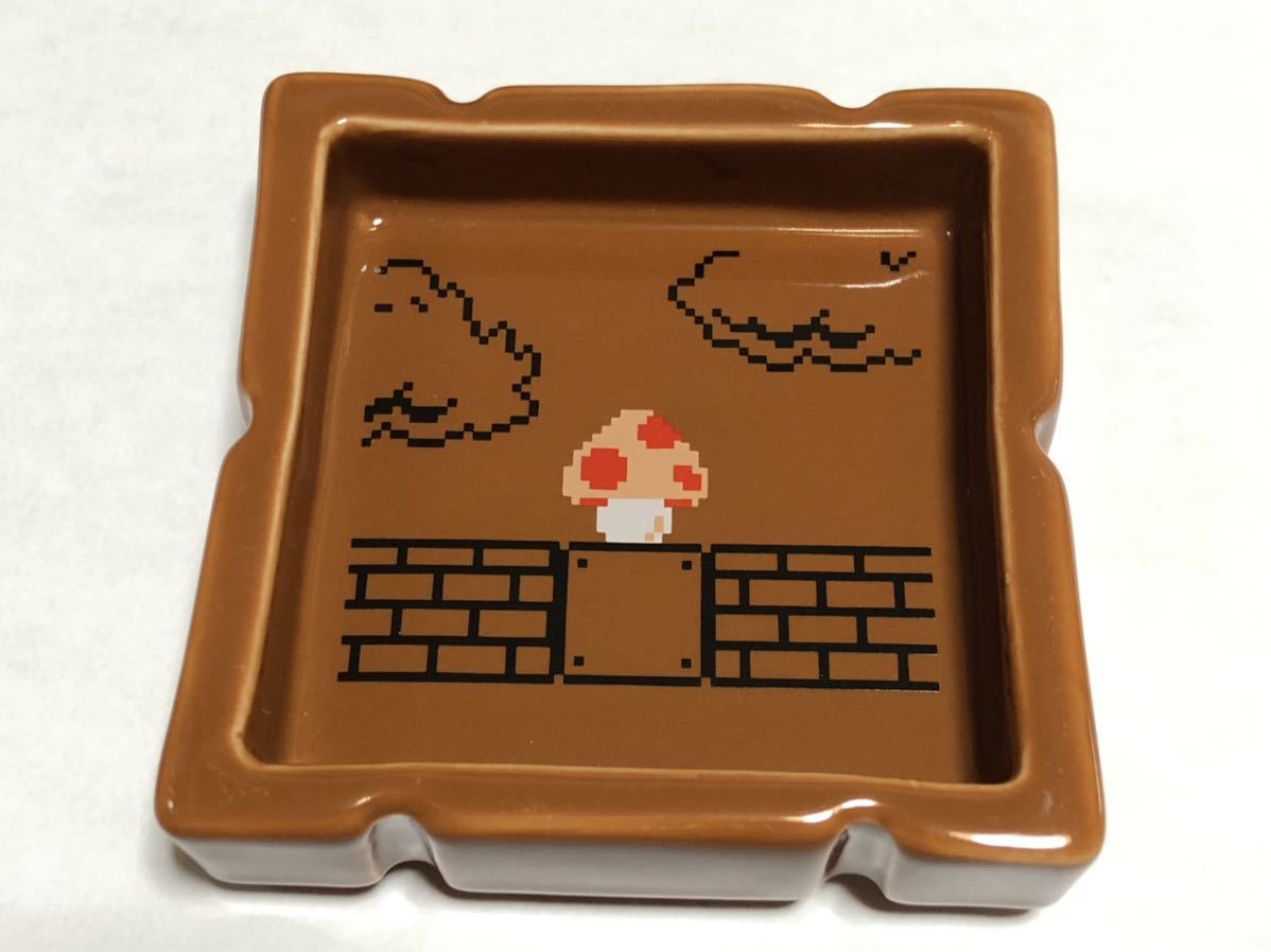 任天堂 Nintendo スーパーマリオ 陶器製 レンガブロック 灰皿 小物入 　置物　置き物_画像1