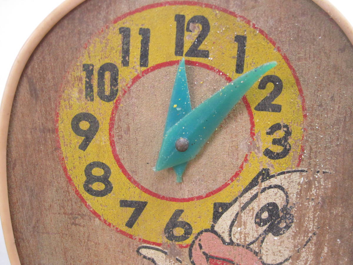 ▲オバケのQ太郎▲オバＱ 木製 けいさんき 計算機 時計勉強用 当時物 玩具 昭和レトロ▲ジャンク品_画像2