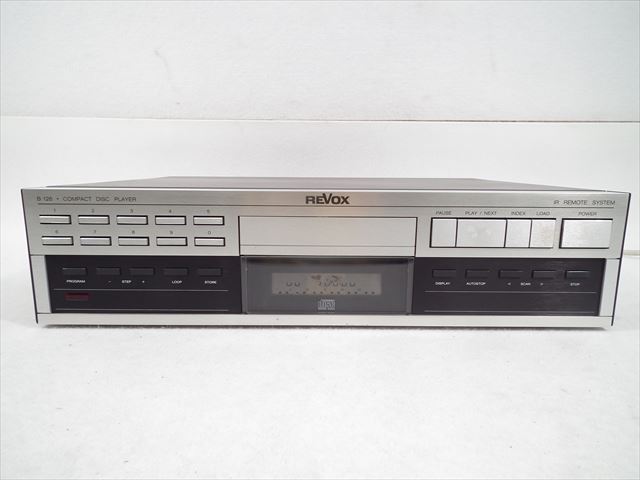 □REVOX ルボックス B126 CDプレーヤー 取扱説明書付き 中古現状品 220306H4458_画像2