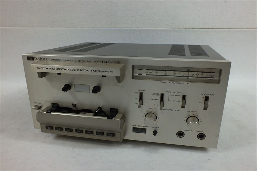 ☆ DIATONE ダイヤトーン M-T05MKII カセットデッキ 現状品