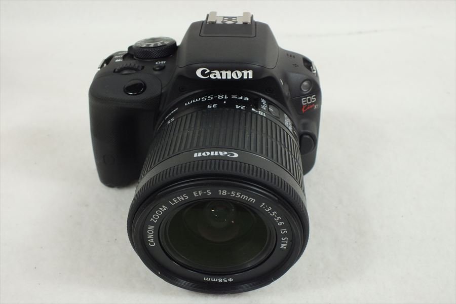 ★ Canon キャノン EOS kiss X7 デジタル一眼レフ EF-S 55-250mm 1:4-5.6 EF-S 18-55mm 1:3.5-5.6 中古 現状品 220501Y6528_画像2