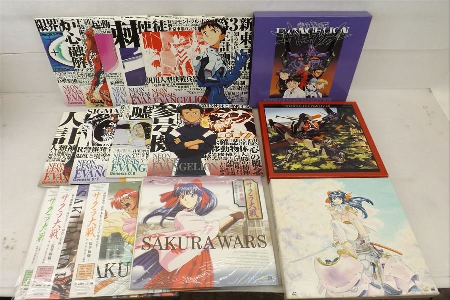 V аниме серия LD сборник 9 комплект Ginga Eiyu Densetsu, Sailor Moon, Evangelion и т.п. LD б/у текущее состояние товар 220505R9004