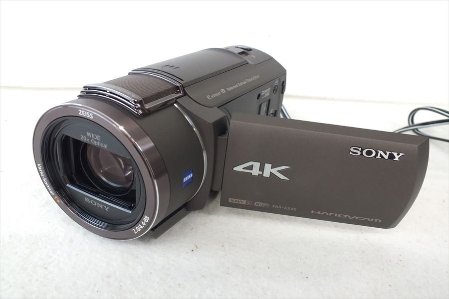 ■ SONY ソニー FDR-AX45 ビデオカメラ 取扱説明書有り 元箱付き  220402A7016 2