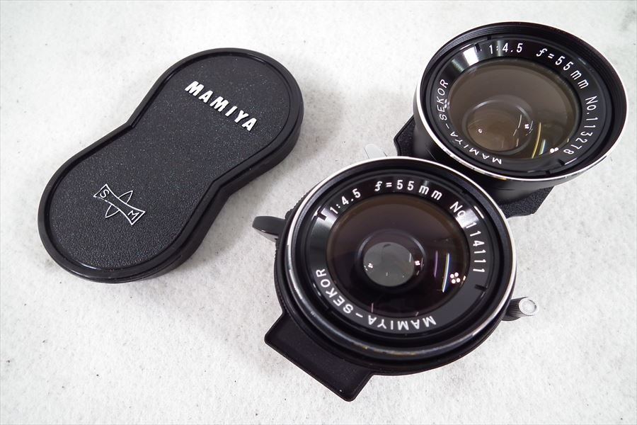 限定 クーポン10% MAMIYA-SECOR 55mm F4.5 二眼レフレンズ