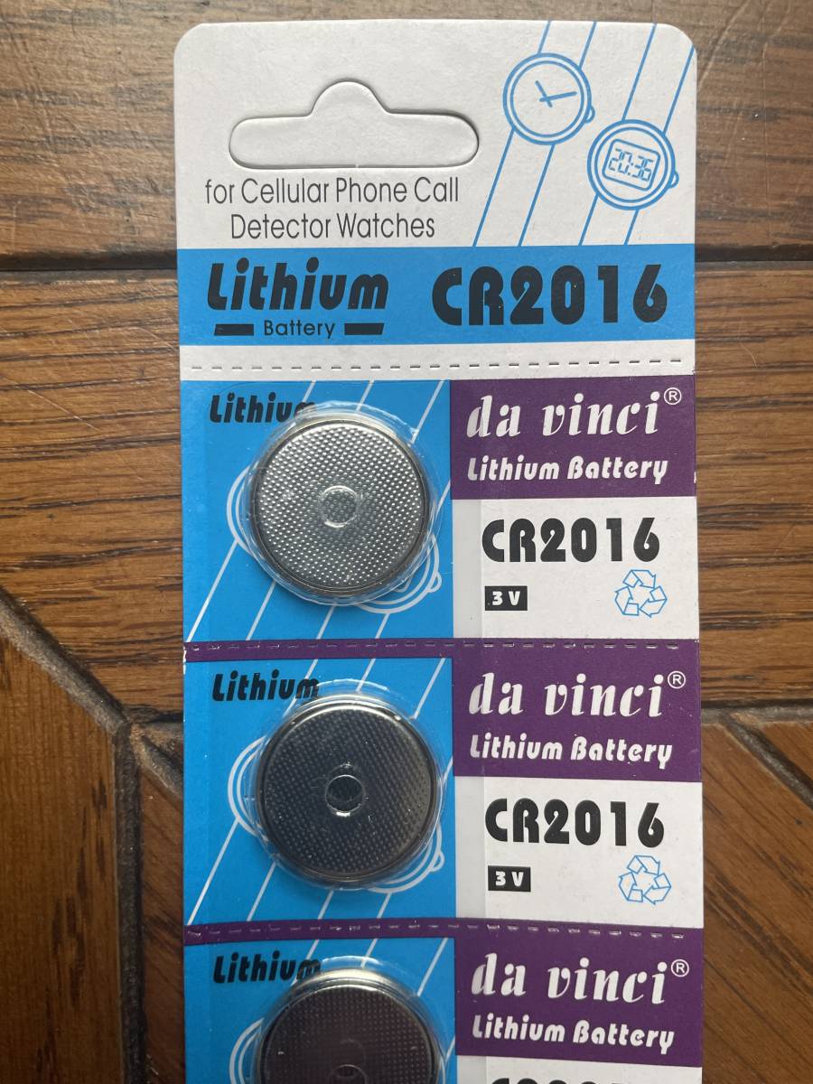 新品 ボタン電池 リチウムバッテリー CR2016 1シート5個 3V (送料最安63円～ ) \148即決_画像2