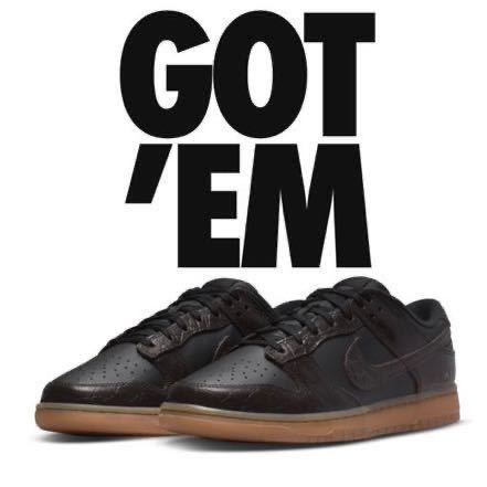 【新品！即決送料込】NIKE DUNK LOW SE★ナイキ ダンク ロー★エアフォース1★ジョーダン★AIR JORDAN★VelVet Brown and Black★