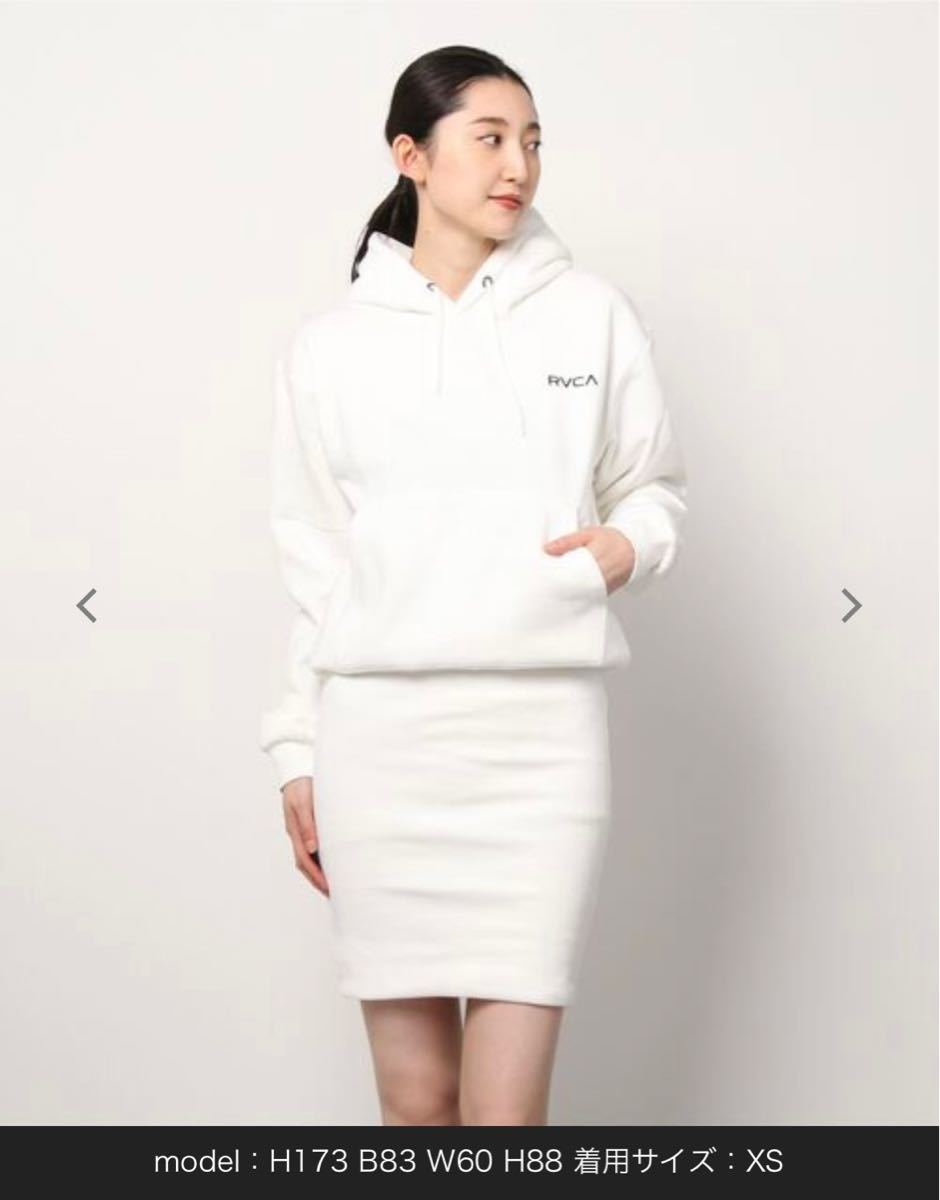 美品!RVCA☆ルーカ ☆プルオーバースウェットワンピース☆Sサイズ