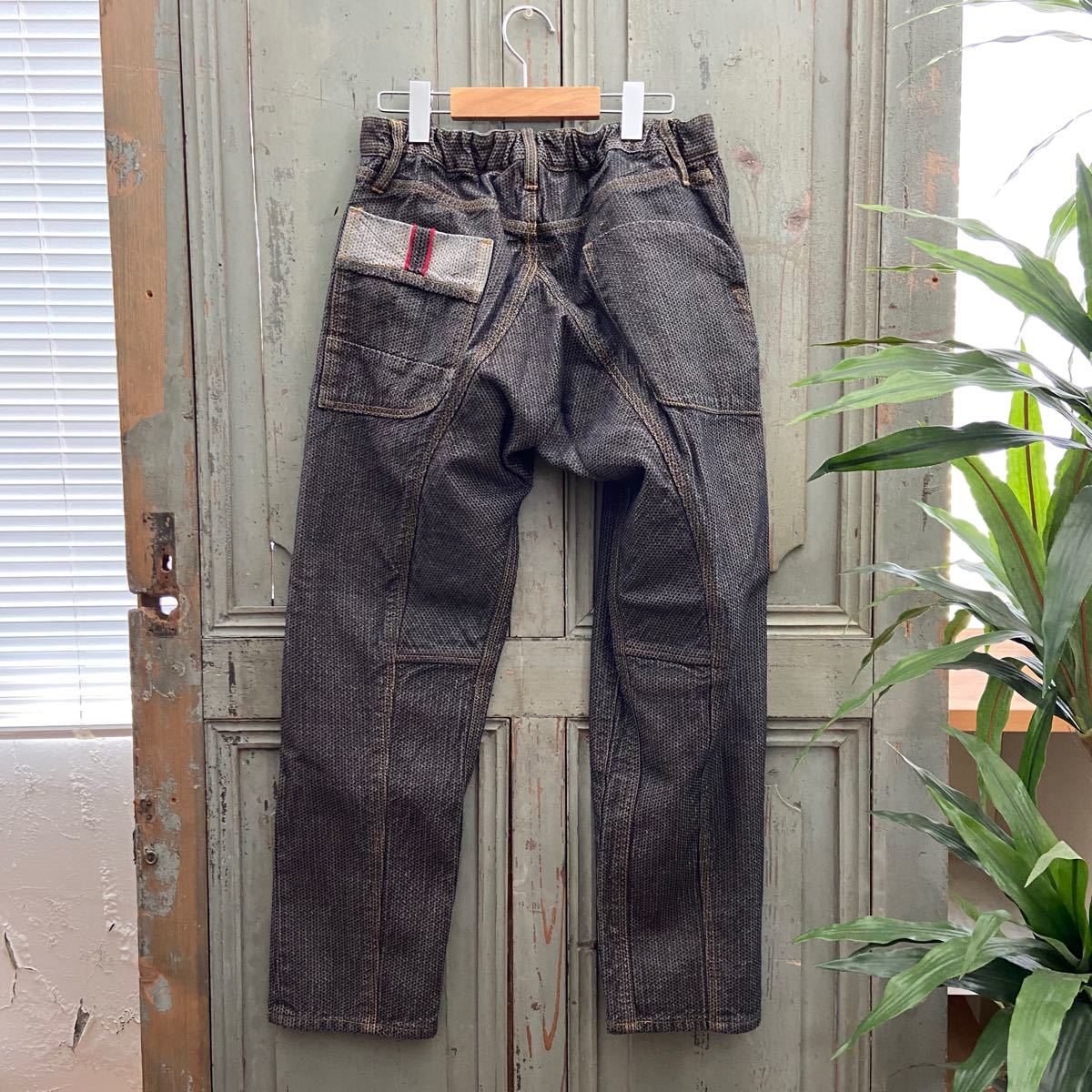 新品!aozora blue heven 刺し子 ロングパンツ go slow caravan