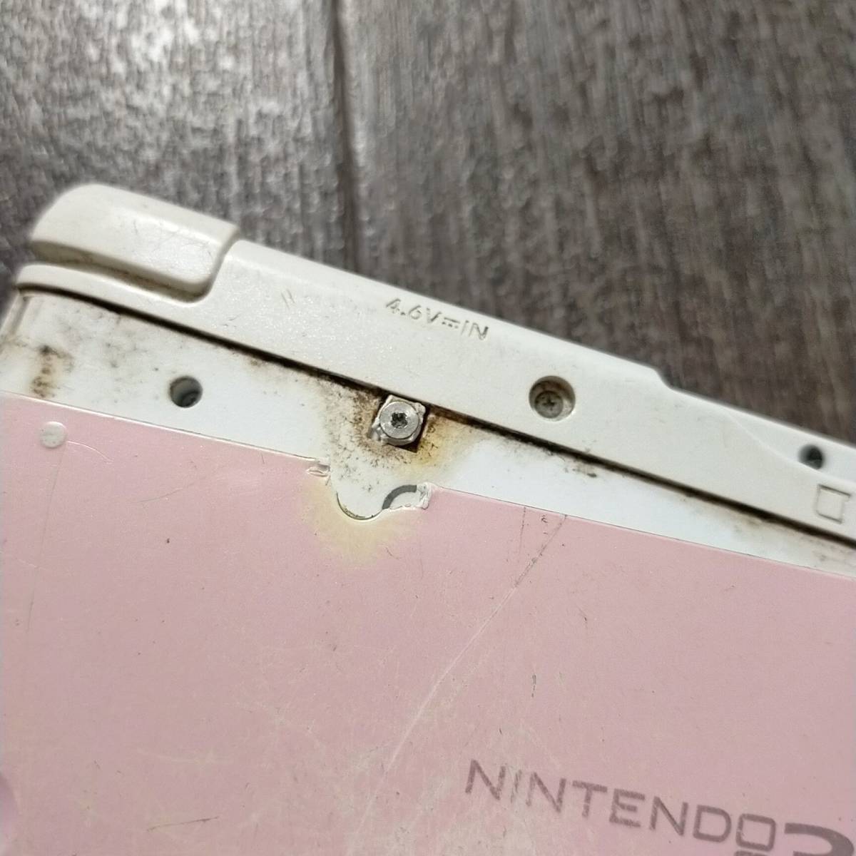 3dsll 本体 ピンク×ホワイト NINTENDO 3DS LL 中古 任天堂 送料無料 【ジャンク】 0504