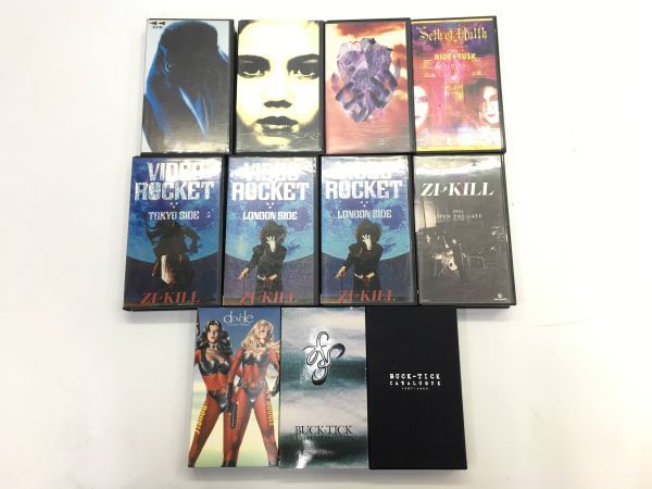 当時物 ビジュアル系バンド ライブビデオ VHS 11本セット LUNA SEA ZI KILL BUCK-Tick◆ヴィジュアル系 V系 昭和 マニア コレクションの画像1