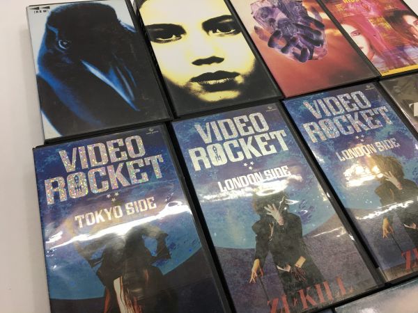 当時物 ビジュアル系バンド ライブビデオ VHS 11本セット LUNA SEA ZI KILL BUCK-Tick◆ヴィジュアル系 V系 昭和 マニア コレクションの画像2