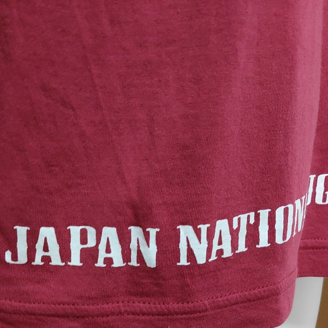 リポビタンDラグビー半袖TシャツM 日本代表応援キャンペーン限定品 2003J.R.F.U.ファイトファイト一発！ワインレッド