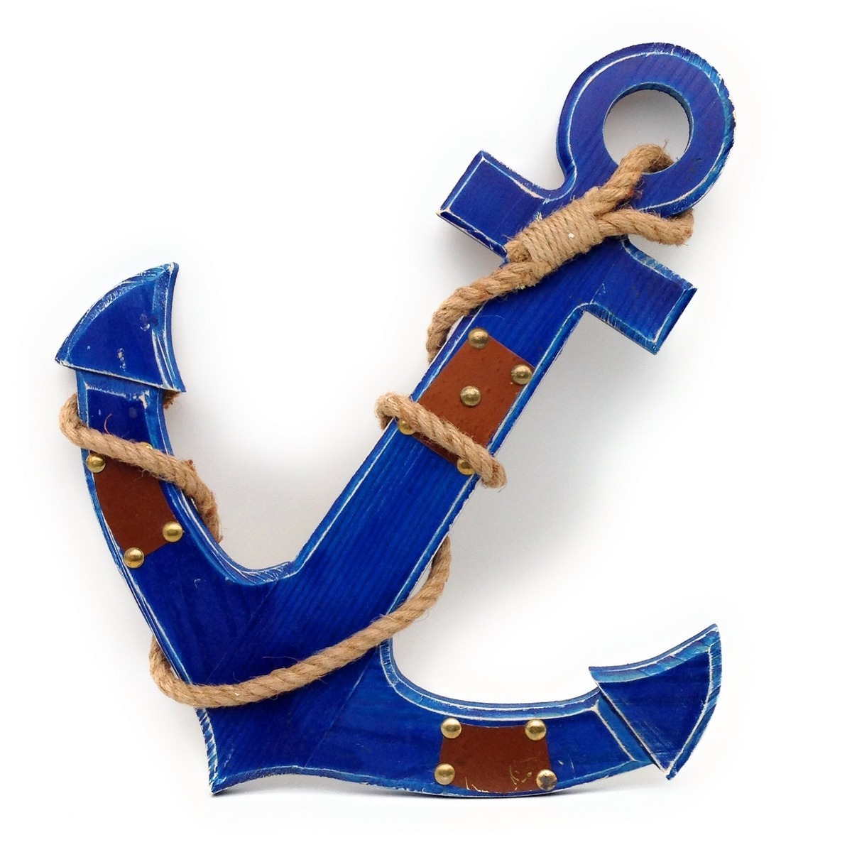  ornament objet d'art marine manner ... type wooden (45cm, blue )