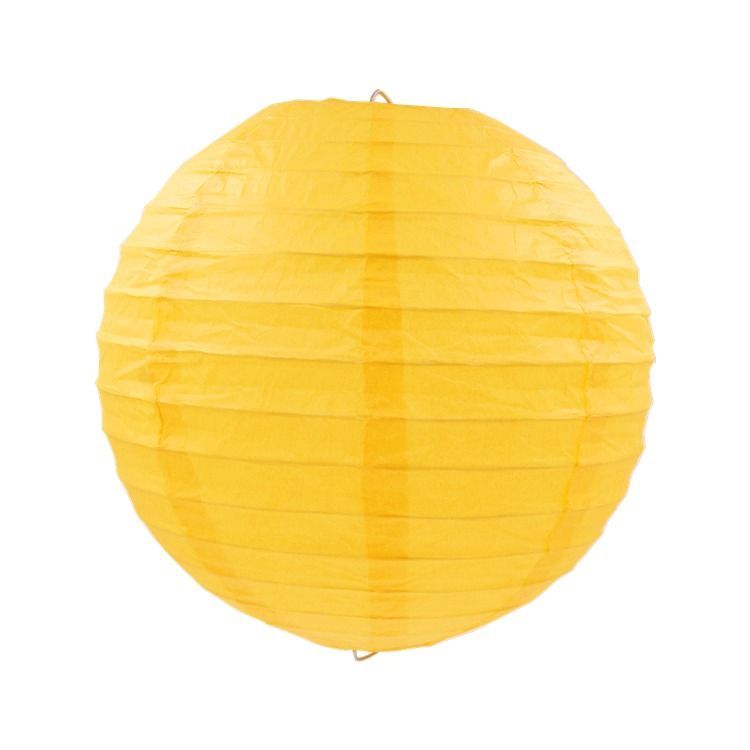  paper lantern diameter 30cm 10 piece set ( yellow )