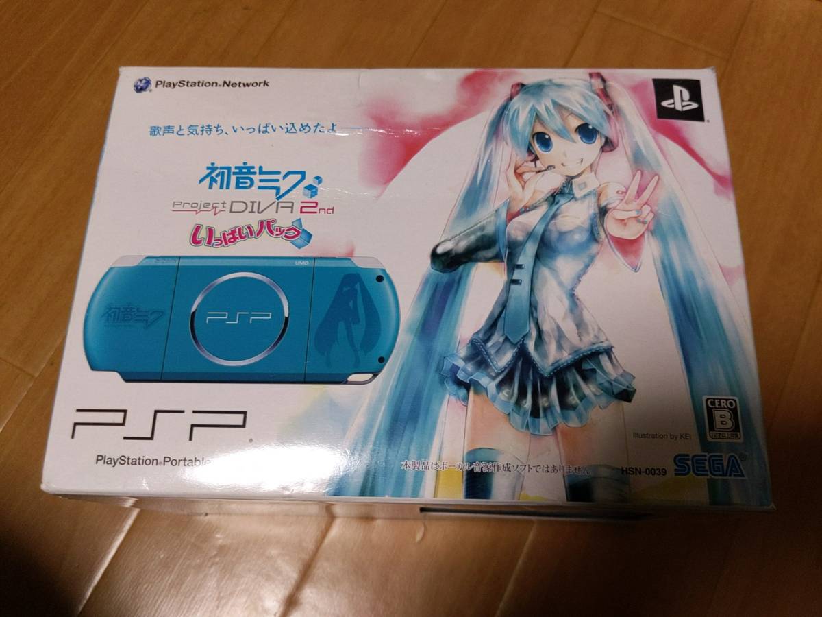 PSP-3000 初音ミク Project DIVA 2nd いっぱいパック 限定モデル 箱説