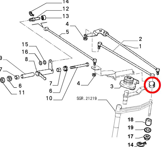  new goods! postage 210 jpy ~ original Fiat / Alpha Romeo A112 145 155 GTV Spider 916 series shift linkage bush 4259848/46470381