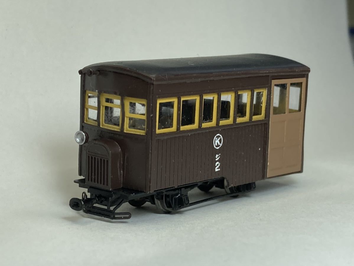 ワールド工芸頸城鉄道ジ2木造仕様単端式気動車キット素人組み立て品