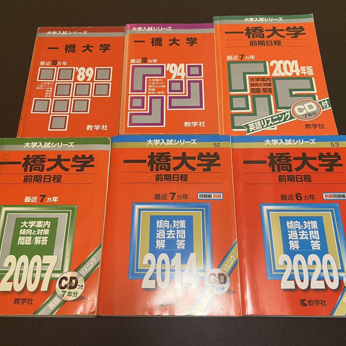 【翌日発送】　赤本　一橋大学　前期日程　1979年～2019年 38年分