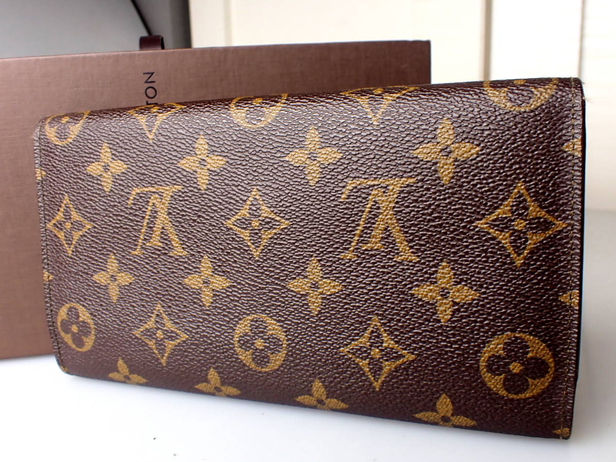 くずれ LOUIS VUITTON - 正規品 ルイヴィトン 三つ折り 長財布の通販