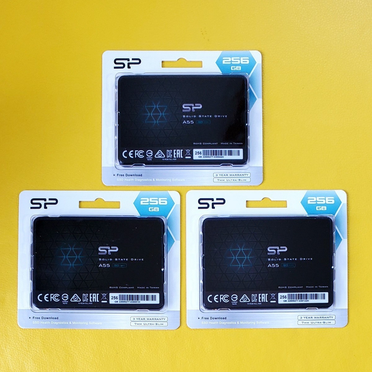新品未使用 SiliconPower シリコンパワーSSD 256GB 3個セット
