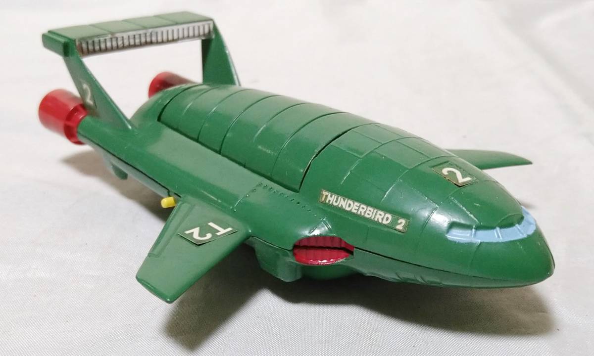 R021 ディンキートイズ サンダーバード2号 ダイカスト デッドストック品 長さ約14cm DINKY TOYS 当時物 昭和レトロ