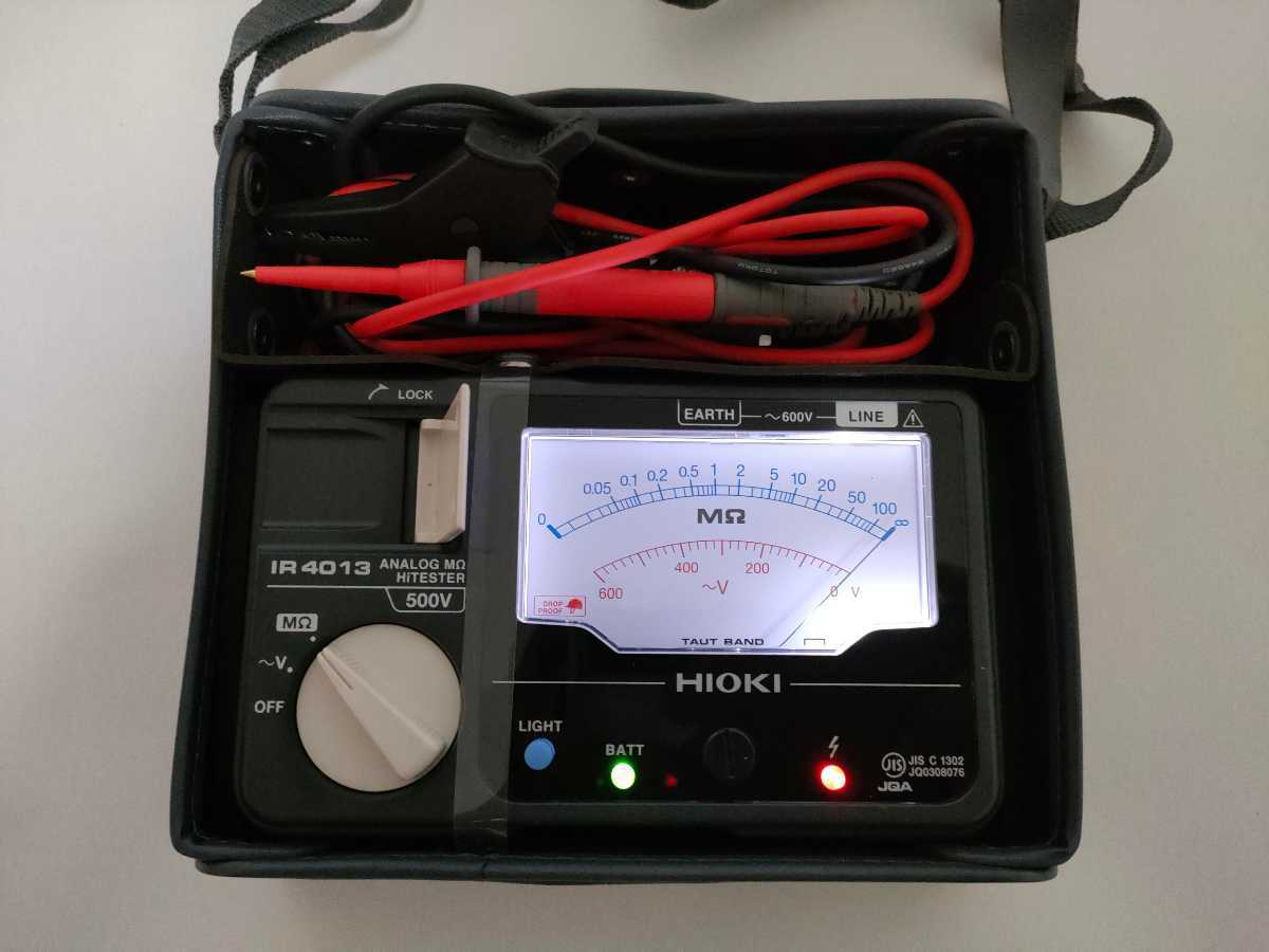 日置電機(HIOKI) 絶縁抵抗計 アナログメグオームハイテスタ単