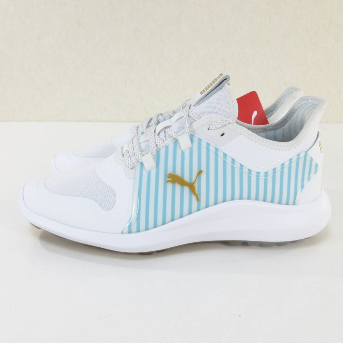 新品◇PUMA GOLF◇撥水 IGNITE FASTEN8 シアサッカー スパイクレス