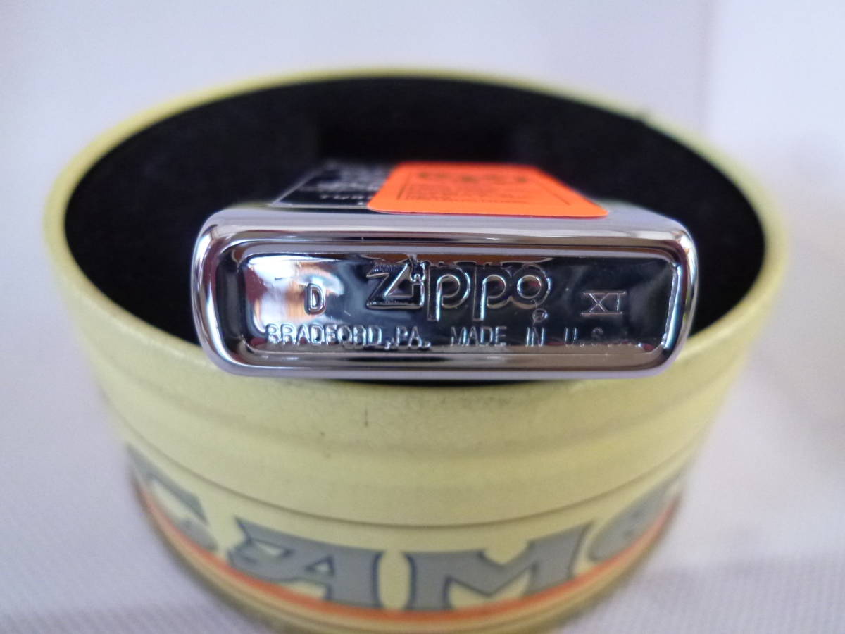 ZIPPO 1995　CAMEL 両面　　キャメル マーク・文字彫込み 缶ケース　入り　 未使用 　です。　NO-173_画像5