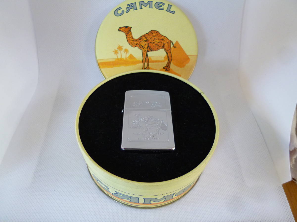 ZIPPO 1995　CAMEL 両面　　キャメル マーク・文字彫込み 缶ケース　入り　 未使用 　です。　NO-173_画像7