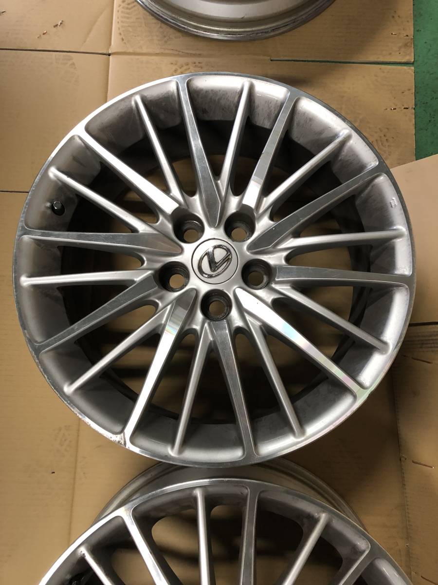 レクサス LS460 中期 バージョンSZ 純正 19インチ アルミホイール BBS