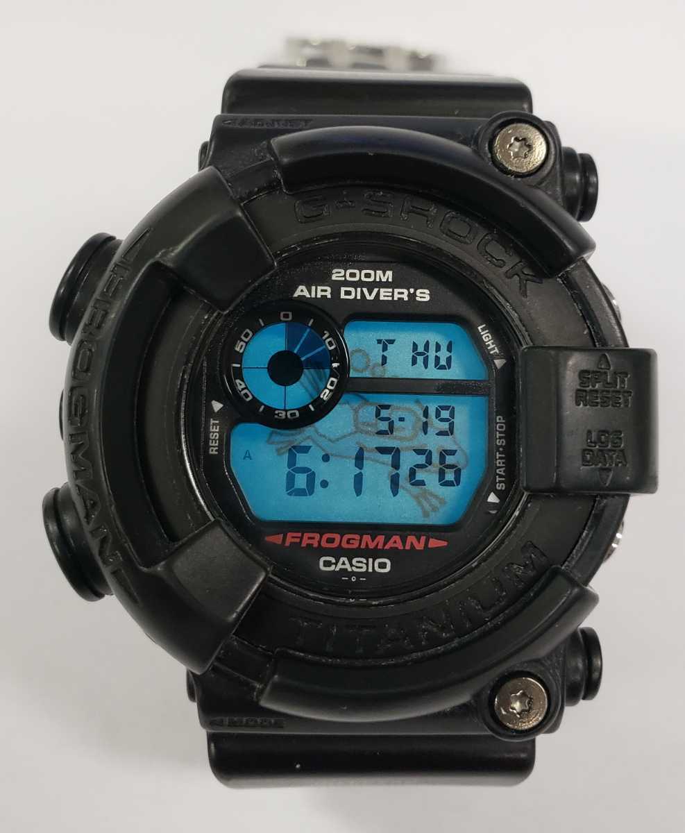 G SHOCK Gショック メンインブラック フロッグマン DW-8200Z-1T リアル