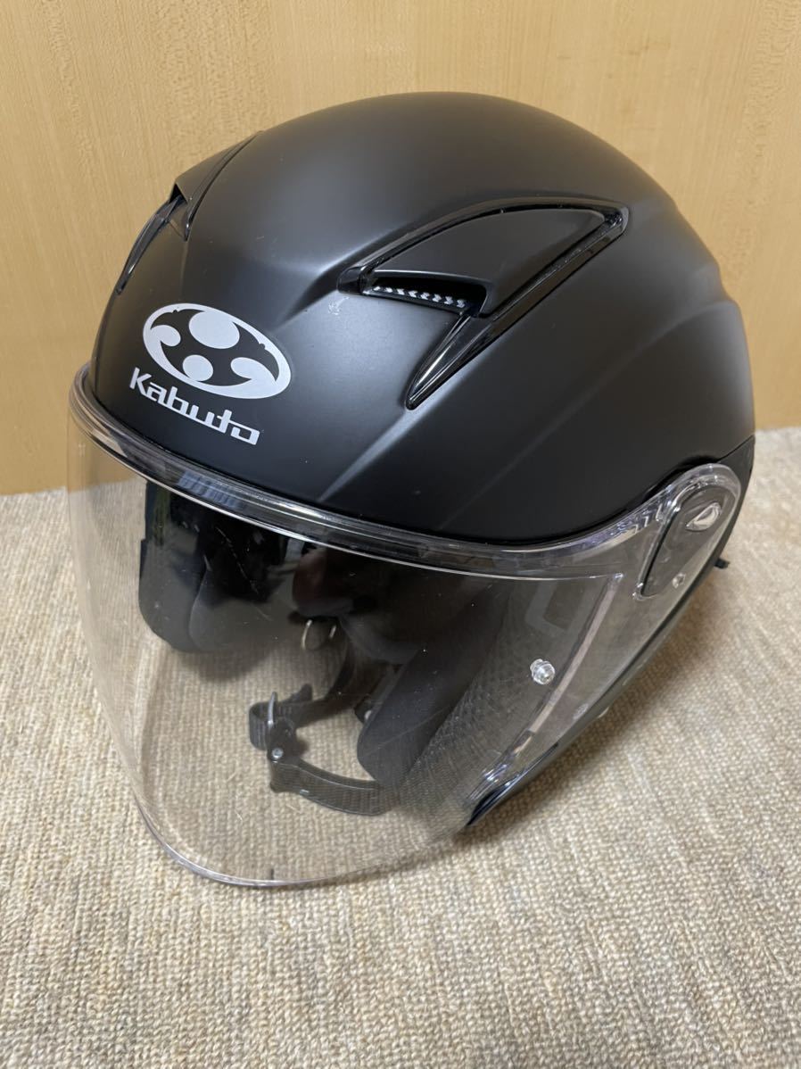 ジェットヘルメット OGK exceed エクシード フラットブラック L