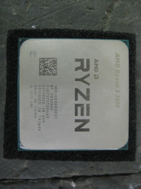 ジャンク品 AMD RYZEN 5 3600 ピン曲がり/ピン折れあり