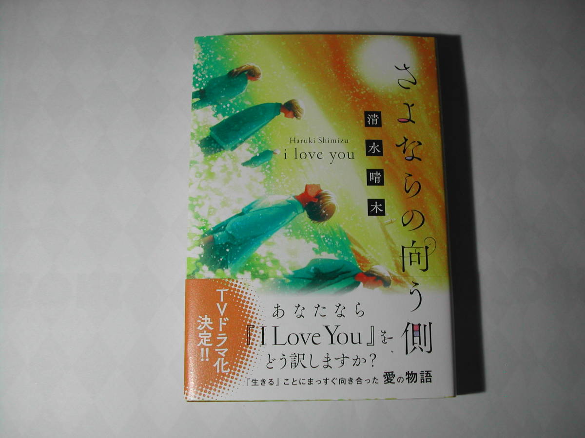 署名本・清水晴木「さよならの向う側　i love you」初版・帯付・サイン_画像1