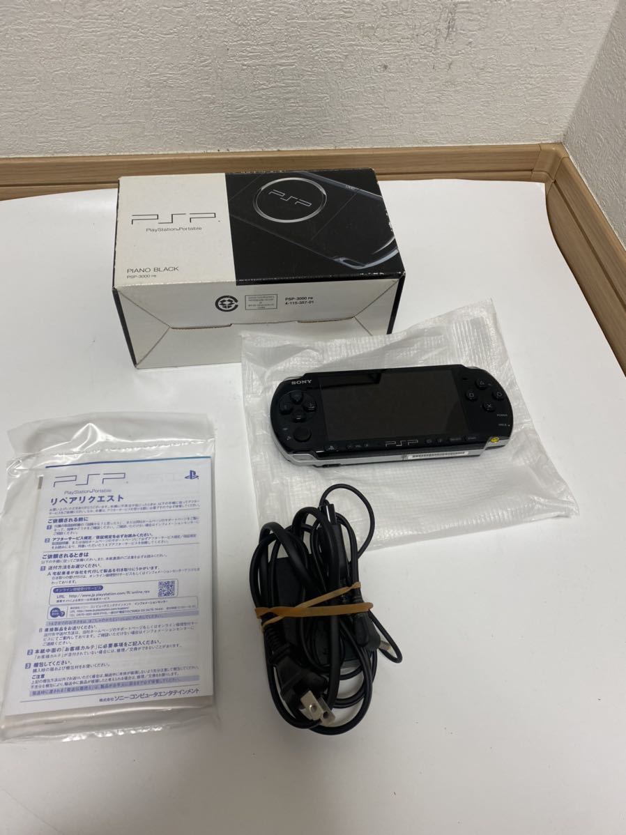 SONY PSP-3000 PB PIANO BLACK ソニー 未使用 美品 _画像1