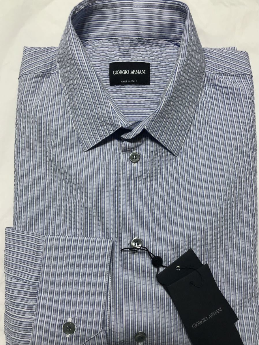 新しいスタイル ◆GIORGIO ARMANI アルマーニ　黒ラベル シャツ② 40サイズ◆ 長袖シャツ