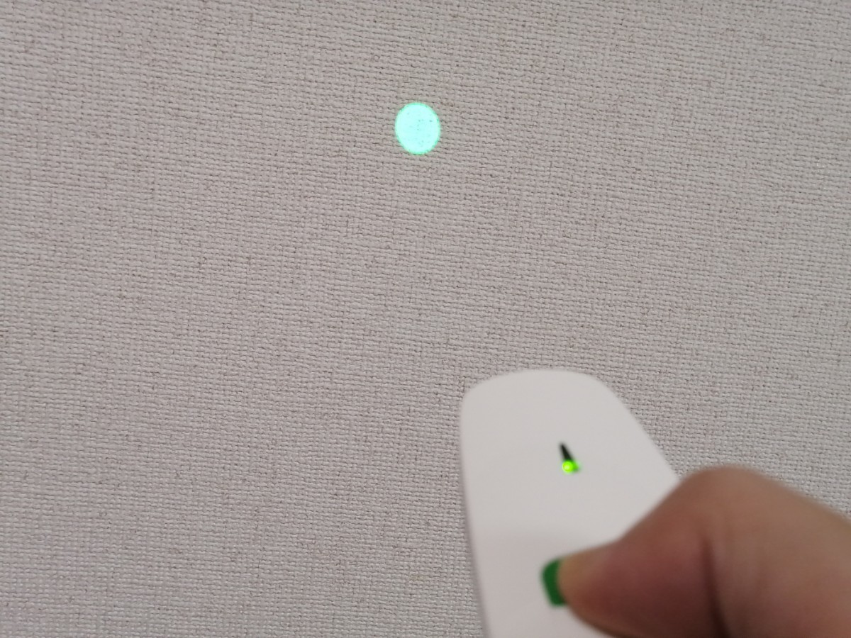 新品展示品 定価税込み18480円 PLUS プラス 緑色LED ポインタ