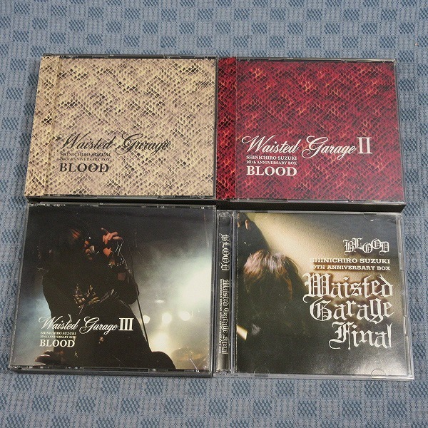 JA172○BLOOD(鈴木慎一郎)「Waisted Garage I・II・III・Final」CD4点