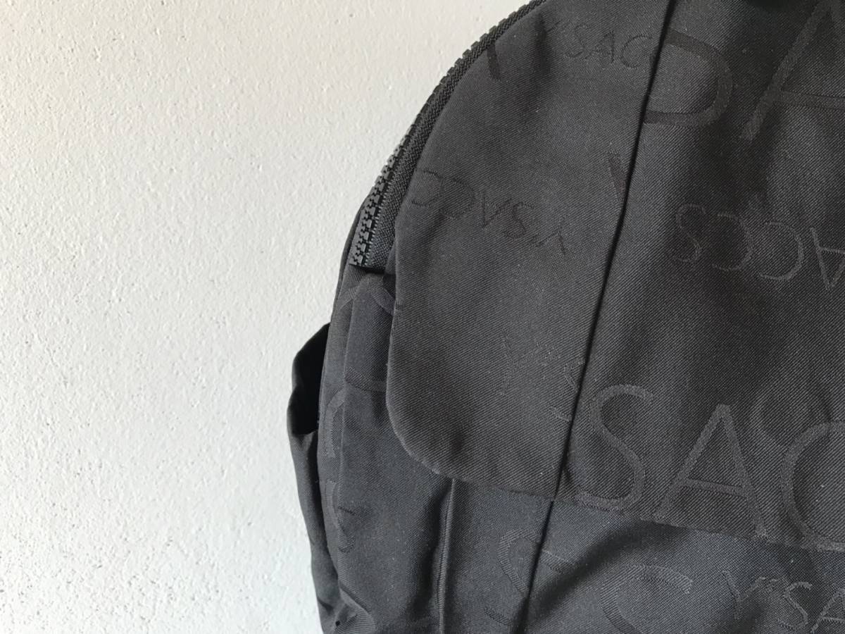  beautiful goods *Y\'SACCSi rucksack nylon monogram backpack black *