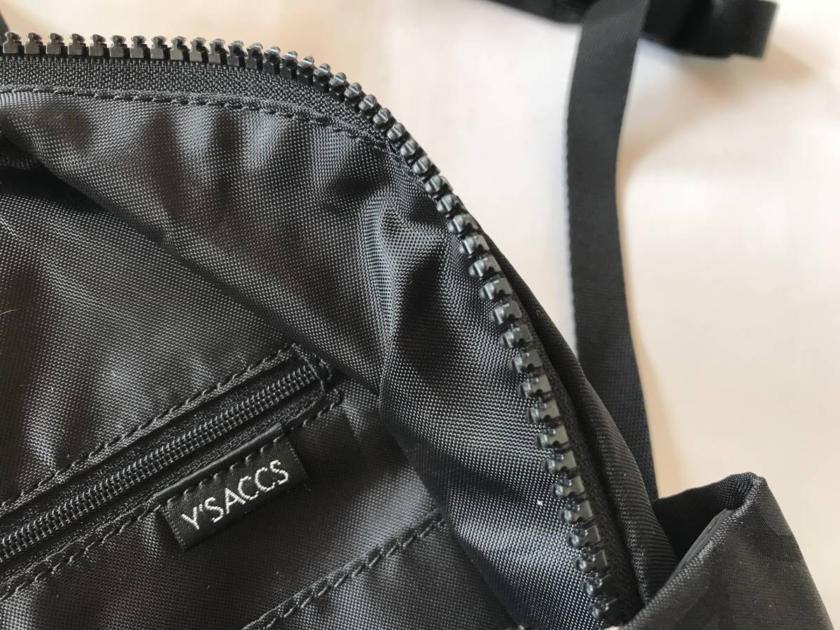  beautiful goods *Y\'SACCSi rucksack nylon monogram backpack black *