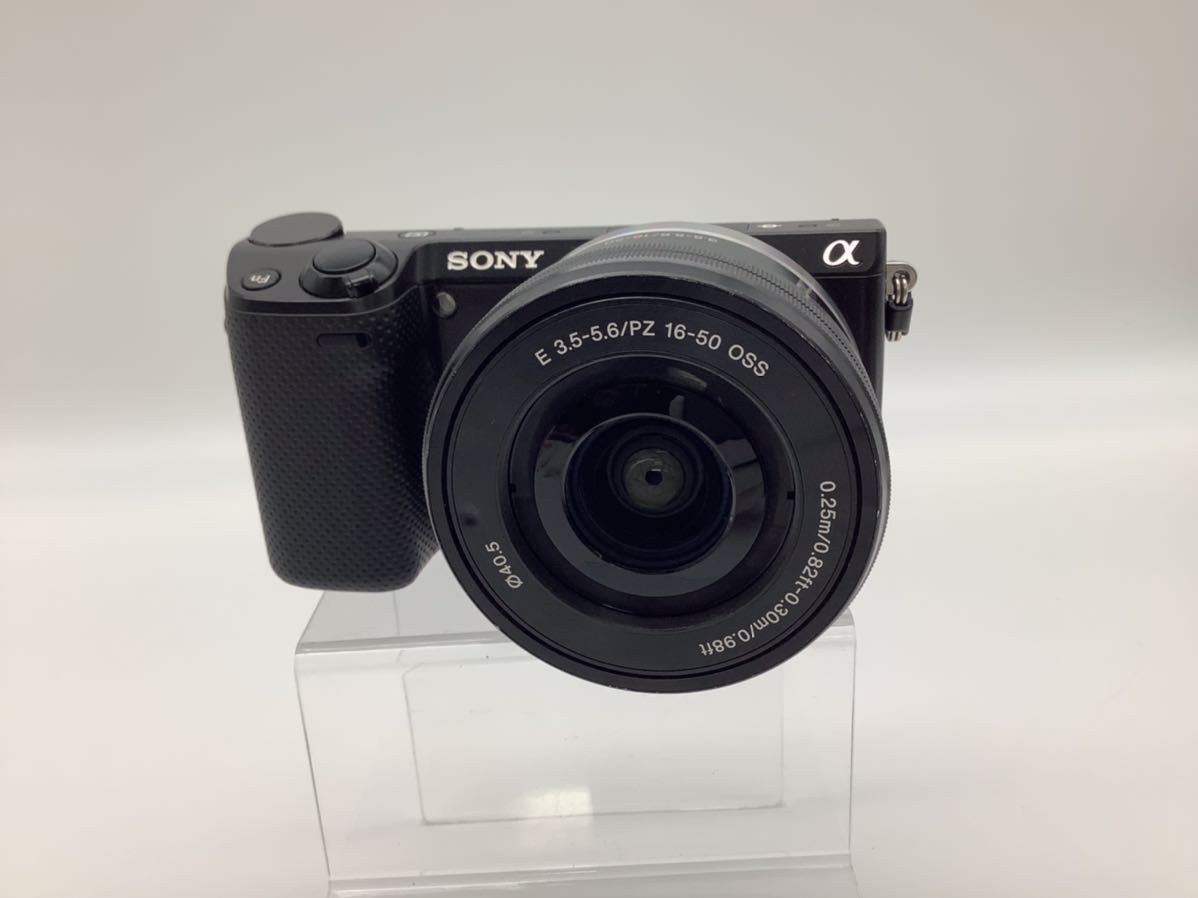 ジャンク SONY α NEX-5R カメラ本体 / E 3.5-5.6/PZ 16-50 OSS レンズ