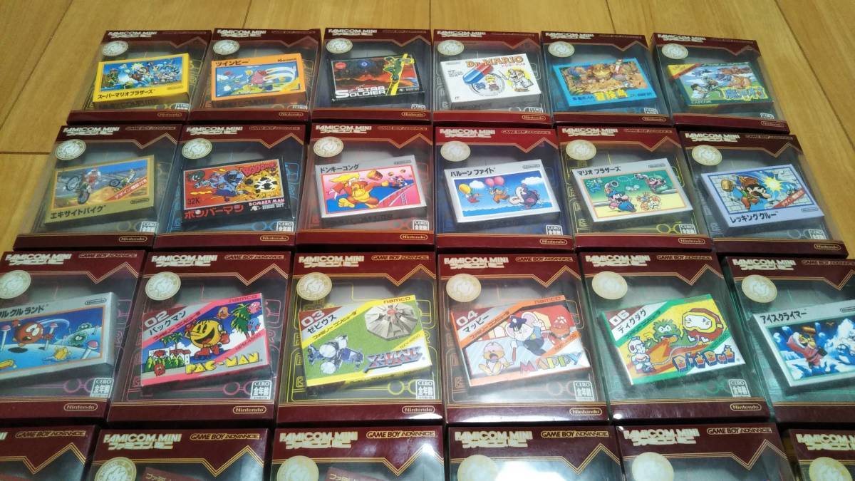 ゲームボーイアドバンス GBA ソフト ファミコンミニ 全30タイトル フル