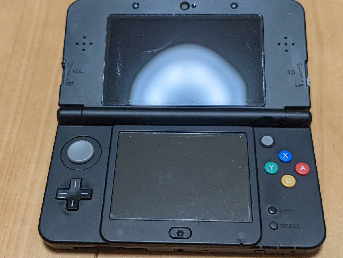 ニンテンドー new３DS　本体　ブラック　動作確認済　アダプター付属　画面フィルムあり