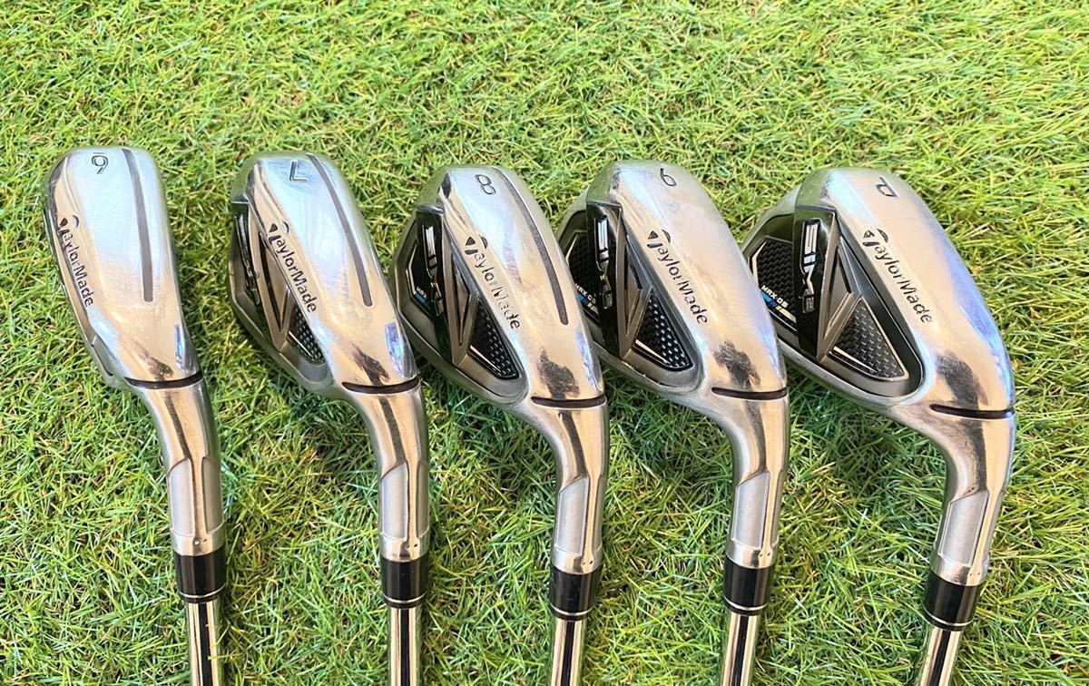 テーラーメイド TaylorMade SiM2 MAX OS #6-PW (5本セット) アイアン