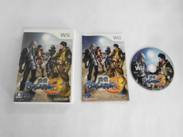 Wii21-286 任天堂 ニンテンドー Wii 戦国BASARA3 戦国バサラ3 カプコン レトロ ゲーム ソフト 使用感あり