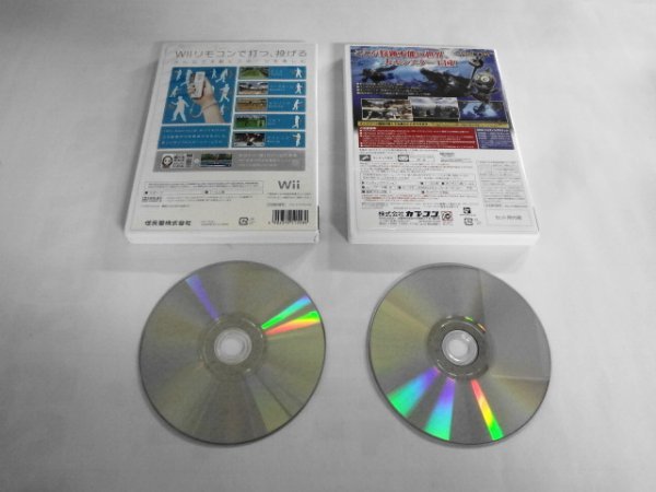 Wii21-296 任天堂 ニンテンドー Wii スポーツ モンスターハンター3 tri トライ セット Sports レトロ ゲーム ソフト 使用感あり 取説なし