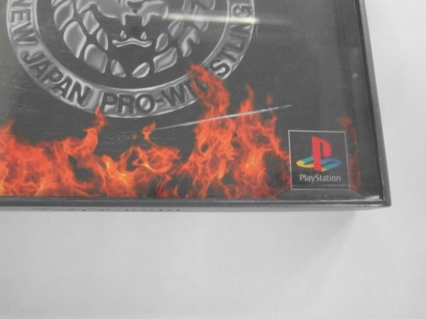 PS21-419 ソニー sony プレイステーション PS 1 プレステ 新日本プロレス 闘魂烈伝 レトロ ゲーム ソフト ケース割れあり